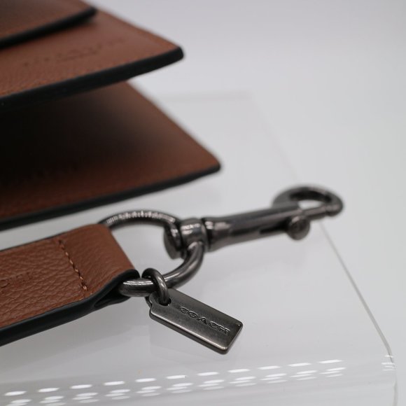 Coach Boxed Compact Id Wallet Trigger Snap Keyfob - Picture 8 of 9